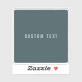 Stijlvolle modern ogende naam | Blauwgrijs Sticker (Vel)