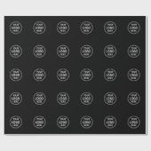 Stijlvolle & Moderne Aangepaste Creaties Geverifie Cadeaupapier (Vlak)