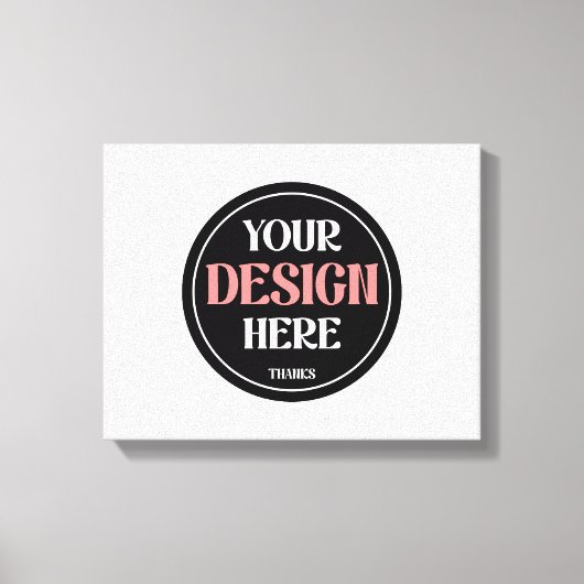 Stijlvolle & Moderne Aangepaste Creaties Geverifie Canvas Afdruk (Voorkant)