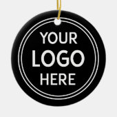 Stijlvolle & Moderne Aangepaste Creaties Geverifie Keramisch Ornament (Voorkant)