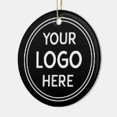 Stijlvolle & Moderne Aangepaste Creaties Geverifie Keramisch Ornament (Links)