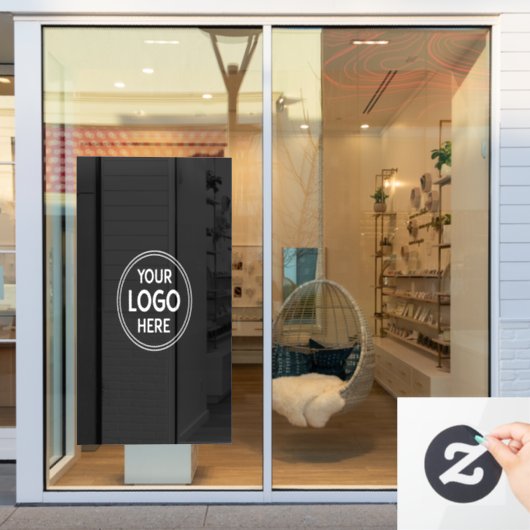 Stijlvolle & Moderne Aangepaste Creaties Geverifie Raamsticker (Winkelraam)