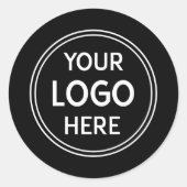 Stijlvolle & Moderne Aangepaste Creaties Geverifie Ronde Sticker (Voorkant)