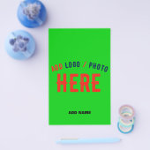 STIJLVOLLE MODERNE AANGEPASTE KALK GROEN GEVERIFIE FLYER (Enkel)