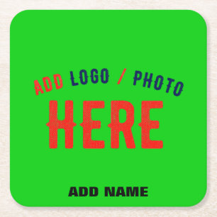 STIJLVOLLE MODERNE AANGEPASTE KALK GROEN GEVERIFIE KARTONNEN ONDERZETTERS