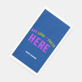 STIJLVOLLE MODERNE AANGEPASTE KOBALT BLAUW GEVERIF SERVET (Hoek)