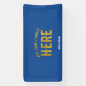 STIJLVOLLE MODERNE AANGEPASTE KOBALT BLAUW GEVERIF SPANDOEK (Verticaal)
