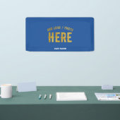 STIJLVOLLE MODERNE AANGEPASTE KOBALT BLAUW GEVERIF SPANDOEK (Beurs)