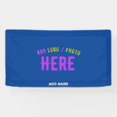 STIJLVOLLE MODERNE AANGEPASTE KOBALT BLAUW GEVERIF SPANDOEK (Horizontaal)