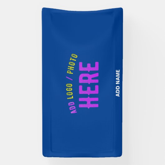 STIJLVOLLE MODERNE AANGEPASTE KOBALT BLAUW GEVERIF SPANDOEK (Verticaal)