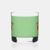 STIJLVOLLE MODERNE AANGEPASTE MUNT GROEN GEVERIFIE WHISKY GLAS (Links)