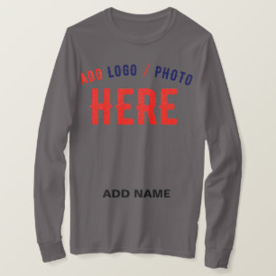 STIJLVOLLE MODERNE AANGEPASTE ROOK GRIJS GEVERIFIE T-SHIRT