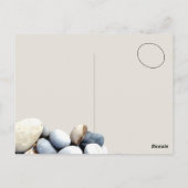 Stijlvolle, moderne aangepaste tekst kleurrijke pi briefkaart (Achterkant)