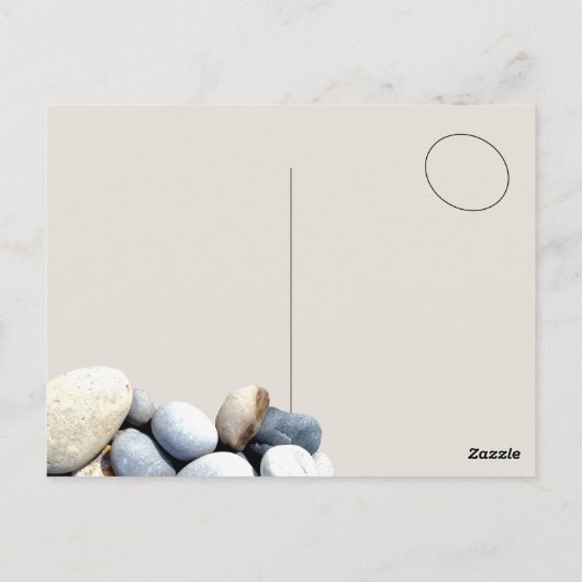 Stijlvolle, moderne aangepaste tekst kleurrijke pi briefkaart (Achterkant)