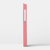 STIJLVOLLE MODERNE AANGEPASTE ZALM ROZE GEVERIFIEE Case-Mate iPhone CASE (Achterkant / Links)