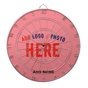 STIJLVOLLE MODERNE AANGEPASTE ZALM ROZE GEVERIFIEE DARTBORD