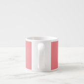 STIJLVOLLE MODERNE AANGEPASTE ZALM ROZE GEVERIFIEE ESPRESSO KOP (Achterkant)