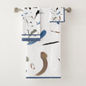 Stijlvolle moderne Abstracte handdoekset Bad Handdoek (Insitu)