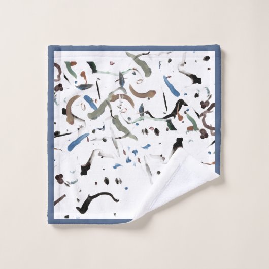 Stijlvolle moderne Abstracte handdoekset Bad Handdoek (Wasdoekje)