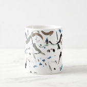 Stijlvolle moderne Abstracte koffie Mok (Center)