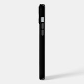 Stijlvolle moderne abstracte witte wervelingen op  iPhone hoesje (Linkerkant)