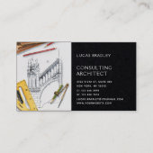 Stijlvolle moderne architectuurconstructie visitekaartje (Voorkant)