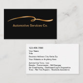 Stijlvolle, moderne auto visitekaartje (Voorkant / Achterkant)