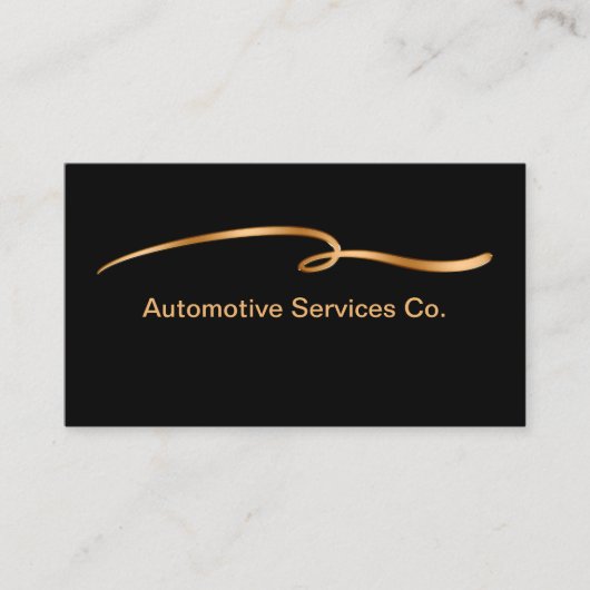 Stijlvolle, moderne auto visitekaartje (Voorkant)