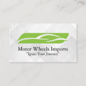 Stijlvolle moderne auto's Logo | autoverzorging Visitekaartje (Voorkant)
