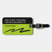 Stijlvolle Moderne Beste Bagage Labels (Voorkant horizontaal)