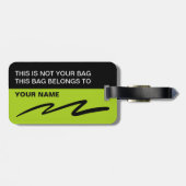 Stijlvolle Moderne Beste Bagage Labels (Achterkant horizontaal)