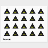 STIJLVOLLE MODERNE BLACK BRANDED GIFTING STICKER (Vel)