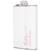 Stijlvolle moderne Bridesmaid-cadeau | Gepersonali Heupfles (Links)