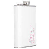 Stijlvolle moderne Bridesmaid-cadeau | Gepersonali Heupfles (Rechts)