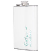 Stijlvolle moderne Bridesmaid-cadeau | Gepersonali Heupfles (Links)