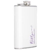 Stijlvolle moderne Bridesmaid-cadeau | Gepersonali Heupfles (Rechts)