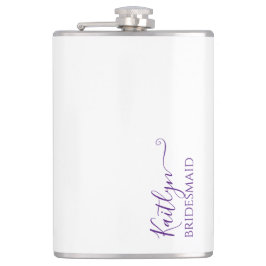Stijlvolle moderne Bridesmaid-cadeau | Gepersonali Heupfles