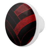 stijlvolle moderne chevrons keramische knop (Rechts)