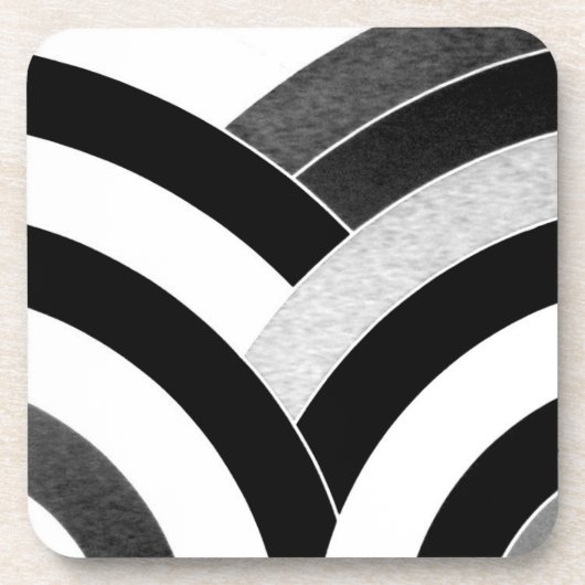 stijlvolle moderne chic chevrons bier onderzetter (Voorkant)
