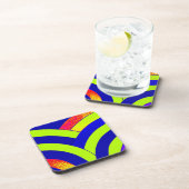 stijlvolle moderne chic chevrons bier onderzetter (Rechterzijde)