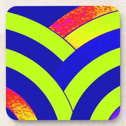 stijlvolle moderne chic chevrons bier onderzetter (Voorkant)