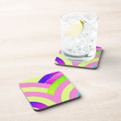 stijlvolle moderne chic chevrons drankjes onderzetter (Rechterzijde)