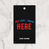 STIJLVOLLE MODERNE CUSTOM BRUIN GEVERIFIEERD MERK  CADEAULABELS (Achterkant)