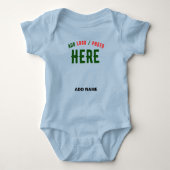 STIJLVOLLE MODERNE CUSTOM LICHTBLAUW GEVERIFIEERD ROMPER (Voorkant)