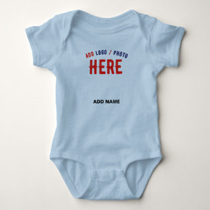 STIJLVOLLE MODERNE CUSTOM LICHTBLAUW GEVERIFIEERD ROMPER