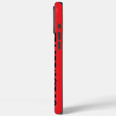 STIJLVOLLE MODERNE CUSTOM NAME SOLID KLASSIEKE ROD Case-Mate iPhone CASE (Achterkant / Links)
