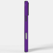 STIJLVOLLE MODERNE CUSTOM NAME SOLID PAARSE KLEUR Case-Mate iPhone CASE (Achterkant / Rechts)