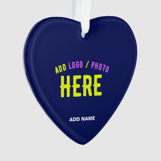 STIJLVOLLE MODERNE CUSTOM NAVY BLUE GEVERIFIEERD B ORNAMENT (voorkant)