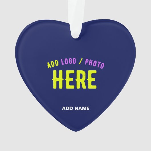 STIJLVOLLE MODERNE CUSTOM NAVY BLUE GEVERIFIEERD B ORNAMENT (achterkant)