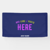 STIJLVOLLE MODERNE CUSTOM NAVY BLUE GEVERIFIEERD B SPANDOEK (Horizontaal)